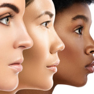 cosmetic treatment for darker skin tones